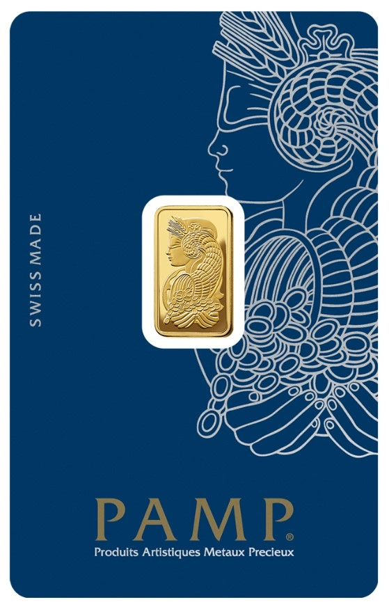 2,5 gram goudbaar - PAMP Suisse