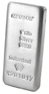 1 kilo zilverbaren