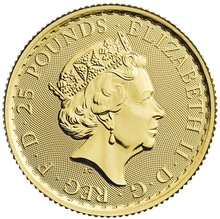 2022 Kwart Ons Britannia Gouden Munt