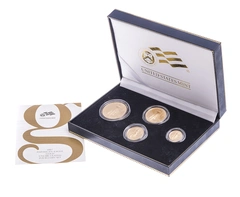2007 gouden American Eagle 4-munten set Briljant Ongecirculeerd in doos