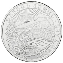 1/4 troy ounce zilveren Noah's Ark munt - 2020