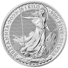 2023 King Charles III Britannia 1kg Zilveren Munt