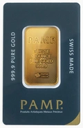 1 Ons PAMP Suisse Goudbaar