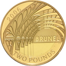 2006 Two Pound Proof Gold Coin Double Set Brunel the Man and his achievements