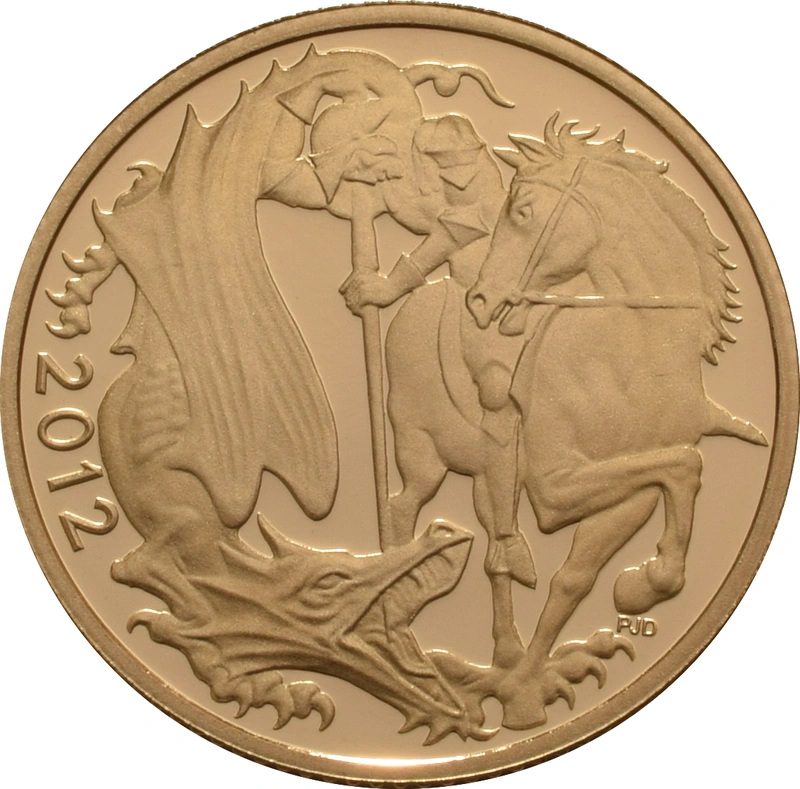2012 Gold Sovereign - Elizabeth II Fourth head - Proof No box