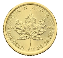 1/4 troy ounce gouden Maple Leaf munt - 2019