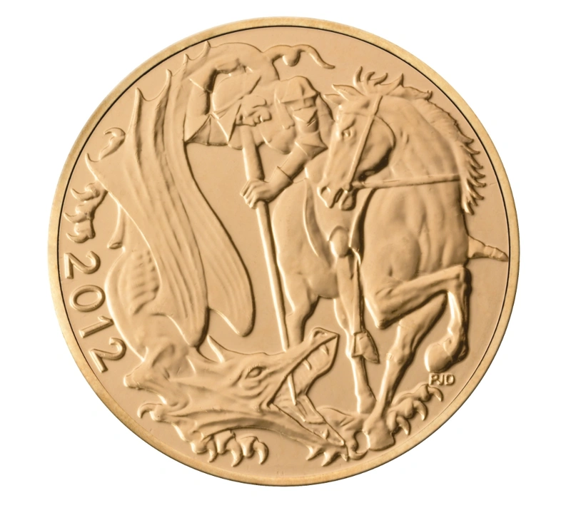 2012 Gouden Sovereign Diamond Jubilee Munt