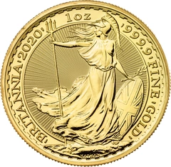 2020 1 troy ounce gouden Britannia munt