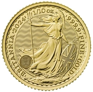 2024 1/10 Ons Gouden Britannia Munt