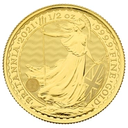 1/2 troy ounce gouden Britannia munt - 2021
