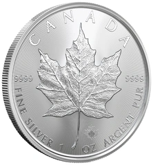 Zilveren Maple Leaf munten