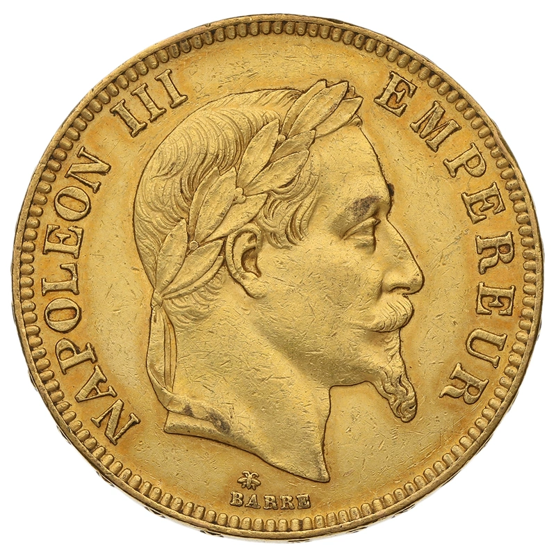 100 Franse Francs - Laureate Head