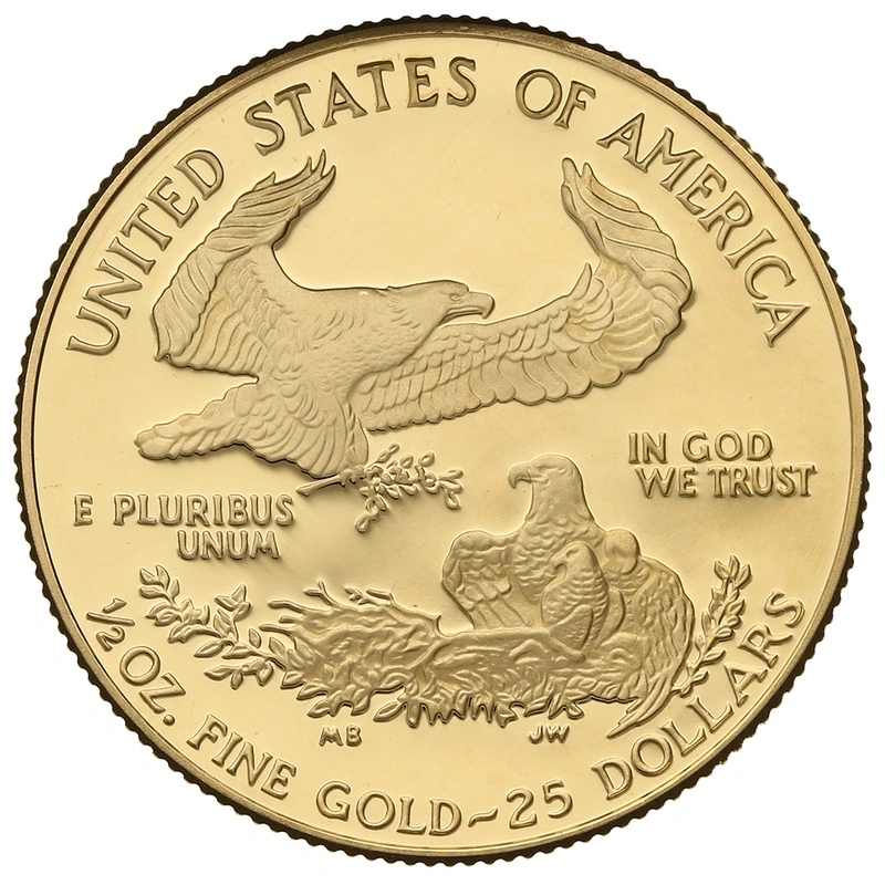 1/2 troy ounce gouden Eagle munt - Beste waarde