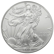 1 troy ounce zilveren Eagle munt - 2019