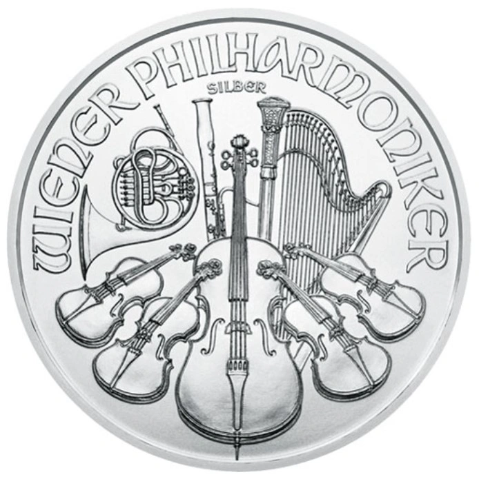 2022 1oz Austrian Philharmonic Zilveren Munt