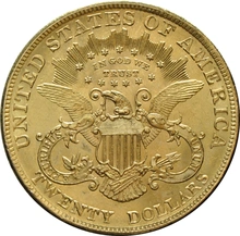 Beste Waarde Amerikaanse Dubbele Eagle $ 20 Bullion 1849 - 1933