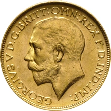 1918 Gouden Sovereign - King George V - P