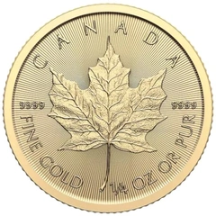 1/4 ounce Maple munten