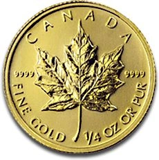 2012 1/4oz Canadian Maple Leaf Gold Coin