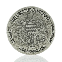 2017 Pharaoh Ramesses II 2oz Zilveren Munt