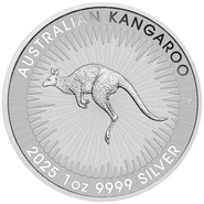 2025 Australische Kangoeroe Zilveren Munt 1oz