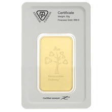 Metalor 50 Gram Goudbaar