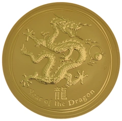 2012 10 troy ounce gouden Perth Mint Lunar munt Year of the Dragon