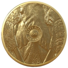 2022 Olifant - Big Five Series 1 Ons Gold Coin