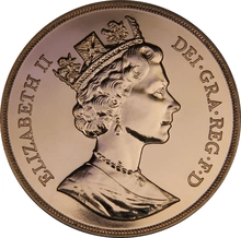 Brilliant Uncirculated Gold 1987  Five Pound Sovereign