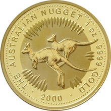 2000 1oz Gold Australian Nugget