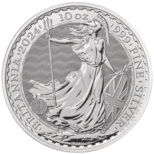2024 Britannia 10oz Zilveren Munt