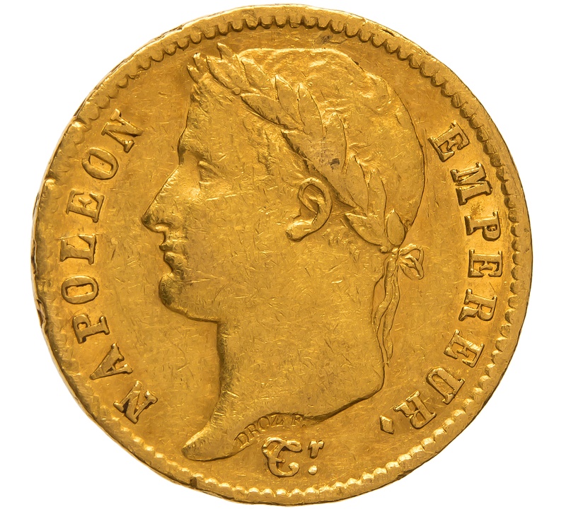 1811 20 French Francs - Napoleon (I) Laureate Head - A