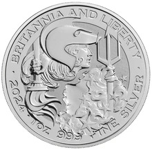 2024 Britannia & Liberty 1oz zilveren munt