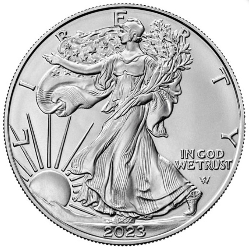 2023 1 Ons American Eagle Zilveren Munt