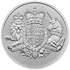 Zilveren Royal Arms munten