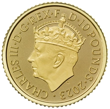 2023 Kroning £10 Tiende Ons Gouden Munt