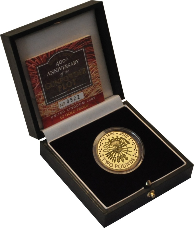 2005 Two Pound Proof Gold Coin: Gunpowder Plot