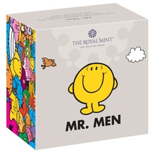 2021 1/4 Ons Mr Men - Mr Happy Proof Gouden Munt In doos