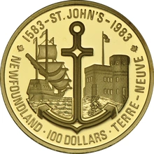 $100 Canadian Gold Coin