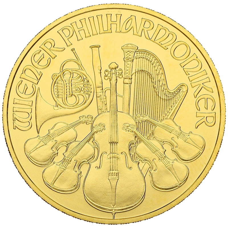 1 troy ounce gouden Philharmoniker munt - 2020