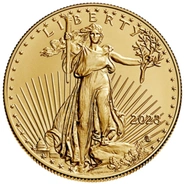 2023 Half Ons American Eagle Gouden Munt
