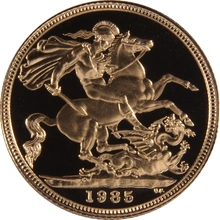 Gold Proof 1985 Sovereign Boxed