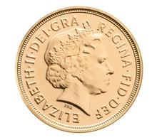 2012 Gouden Sovereign Diamond Jubilee Munt