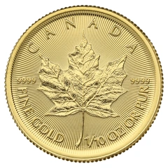 2019 1/10 troy ounce gouden Maple Leaf munt