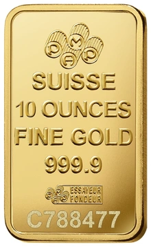 PAMP 10oz Goudbaar