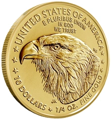 2026 1/4 troy ounce gouden American Eagle munt