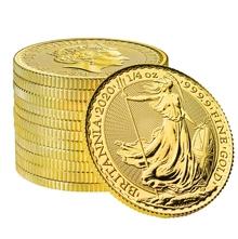 1/4 troy ounce gouden Britannia munt - 2020