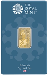 5 gram goudbaar Britannia Gemint