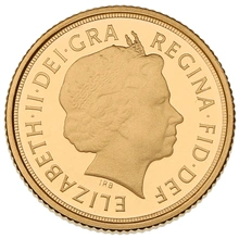 2015 Boxed Quarter Sovereign Gold Proof Coin