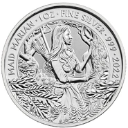 2022 Maid Marian Myths & Legends 1 Ons Zilveren Munt
